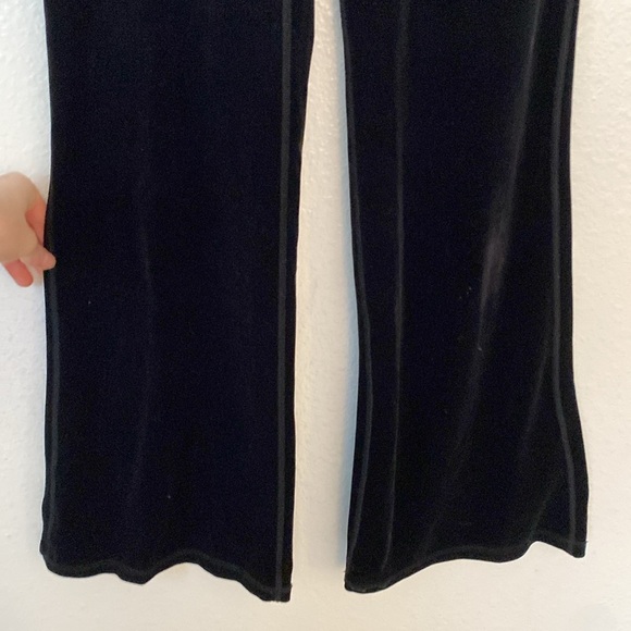 Athleta XS Elation Velvet Flare Pants in Black - Picture 7 of 10